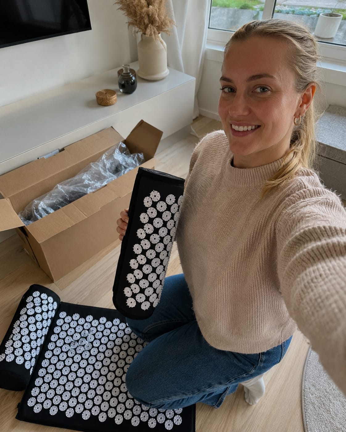 Customer photo review of Acupressure Mat