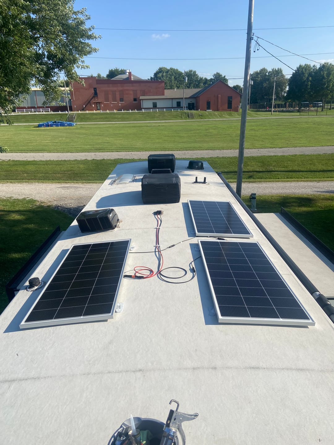 Customer photo review of Basic 600 Watt Solar Kit | Solar Panel & Charge Controller Kit for RVs, Vans & Off-Grid Applications | Expandable Solar Charging