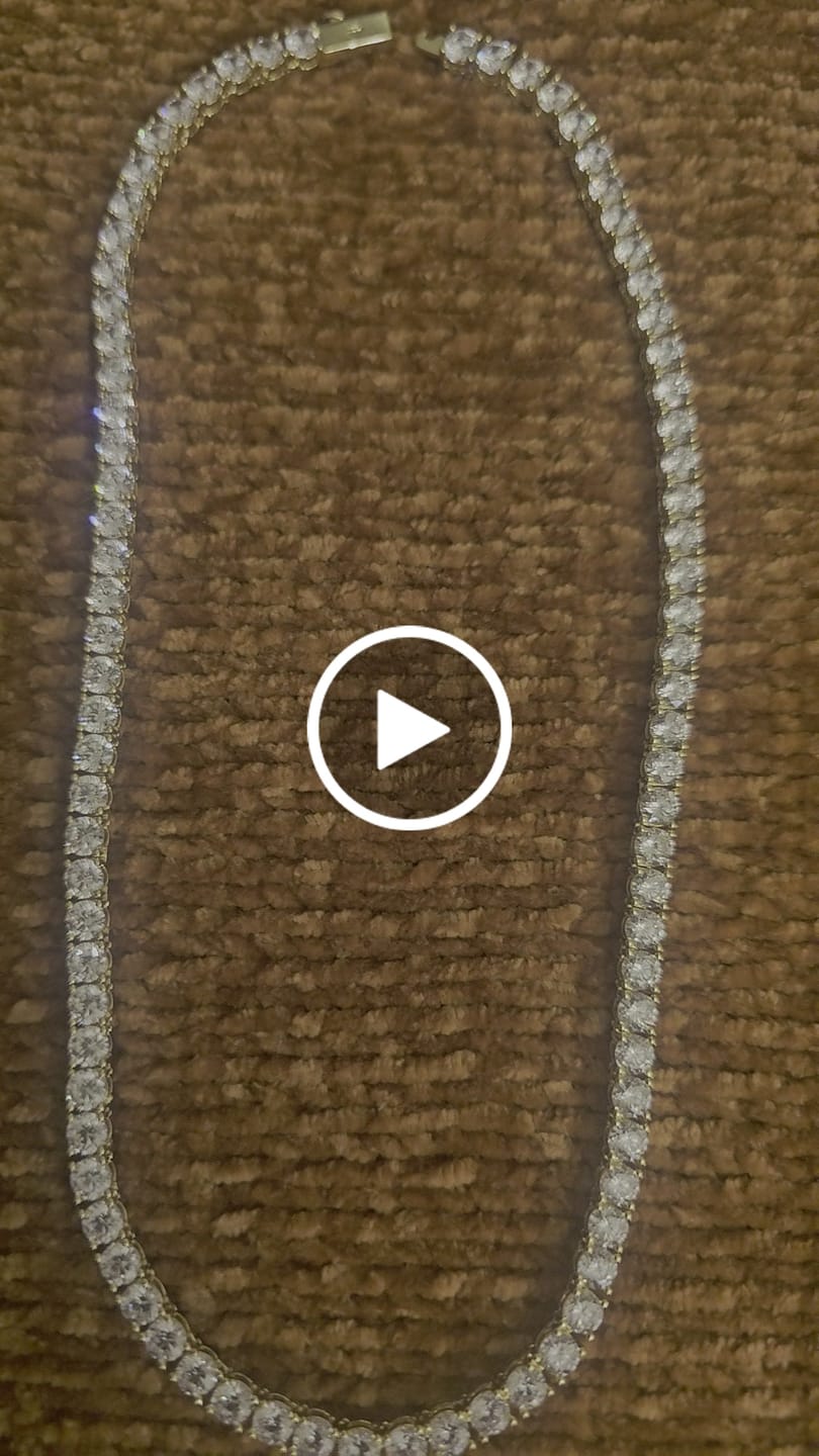 Customer video review of 5mm Tennis Chain - Gold