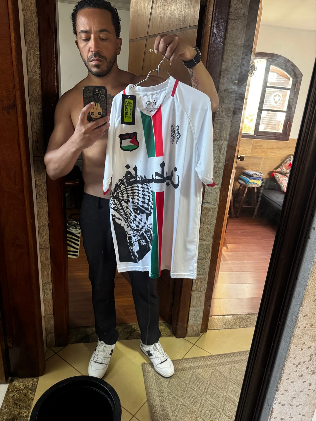 Customer photo review of Camisa Seleção Palestina x Palestina Livre