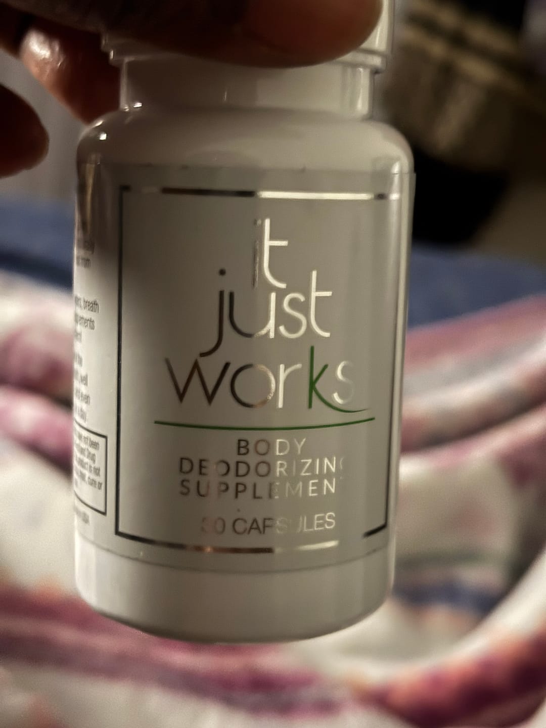 Customer photo review of Body Deodorizing Supplement | 3 Pack Bundle