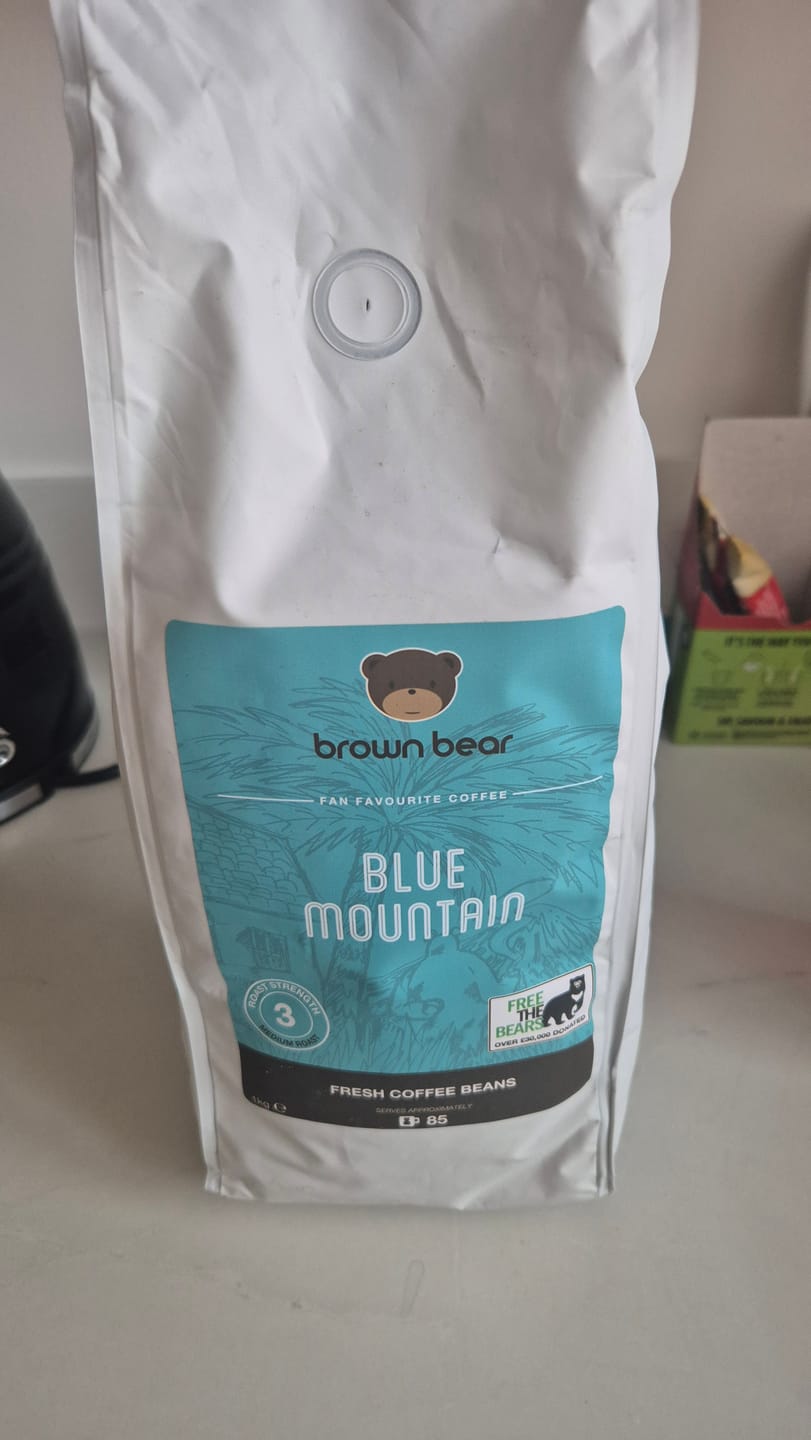 Customer photo review of Medium Roast Coffee - Blue Mountain - Strength 3