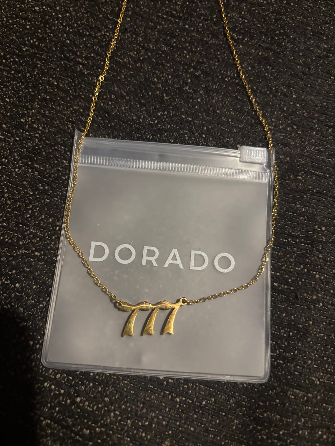 Customer photo review of Angel Number Necklace