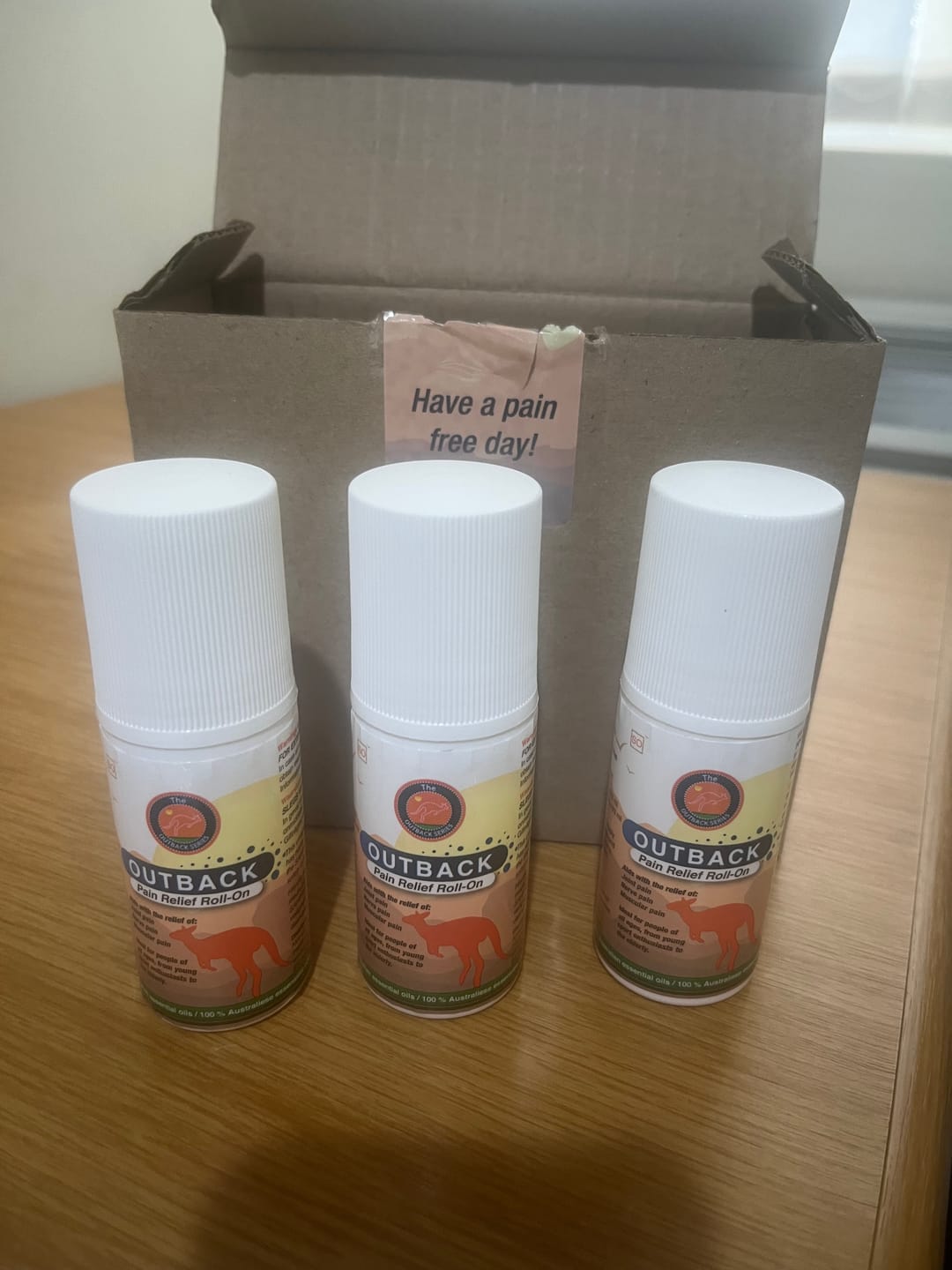 Customer photo review of Outback Pain Relief™ Oil 50ML Roll-On