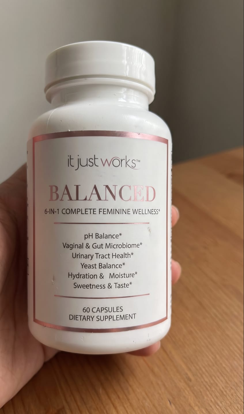 Customer photo review of Balanced 6-in-1 Feminine Wellness