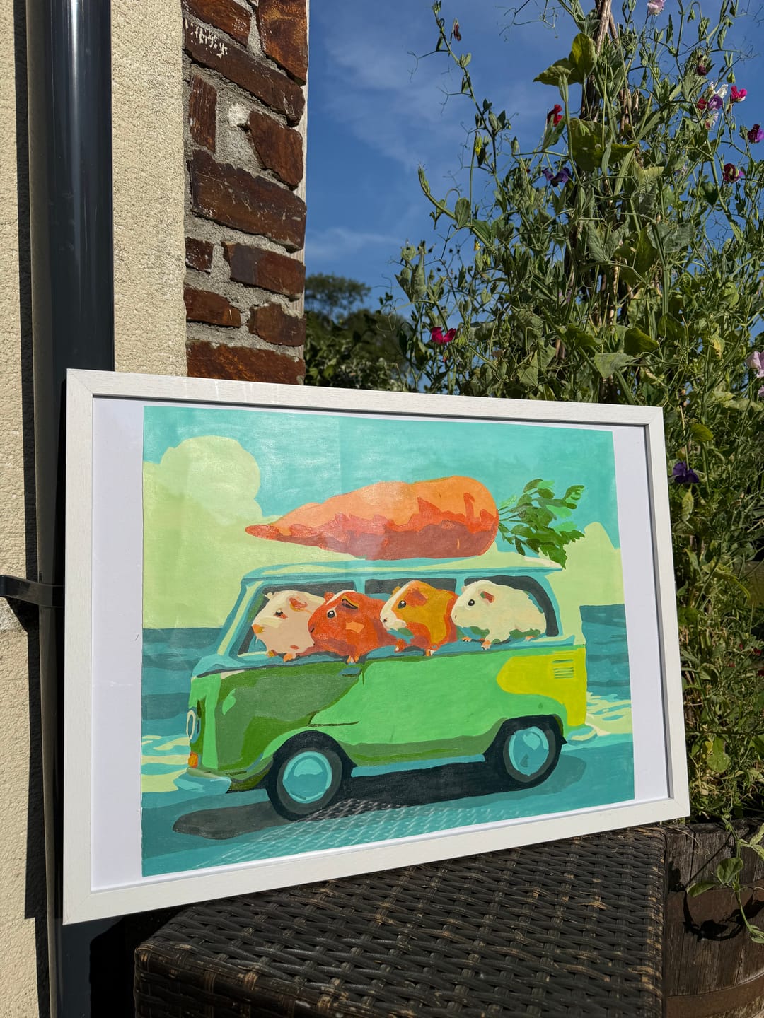 Customer photo review of Veggie Voyage | Paint by Number