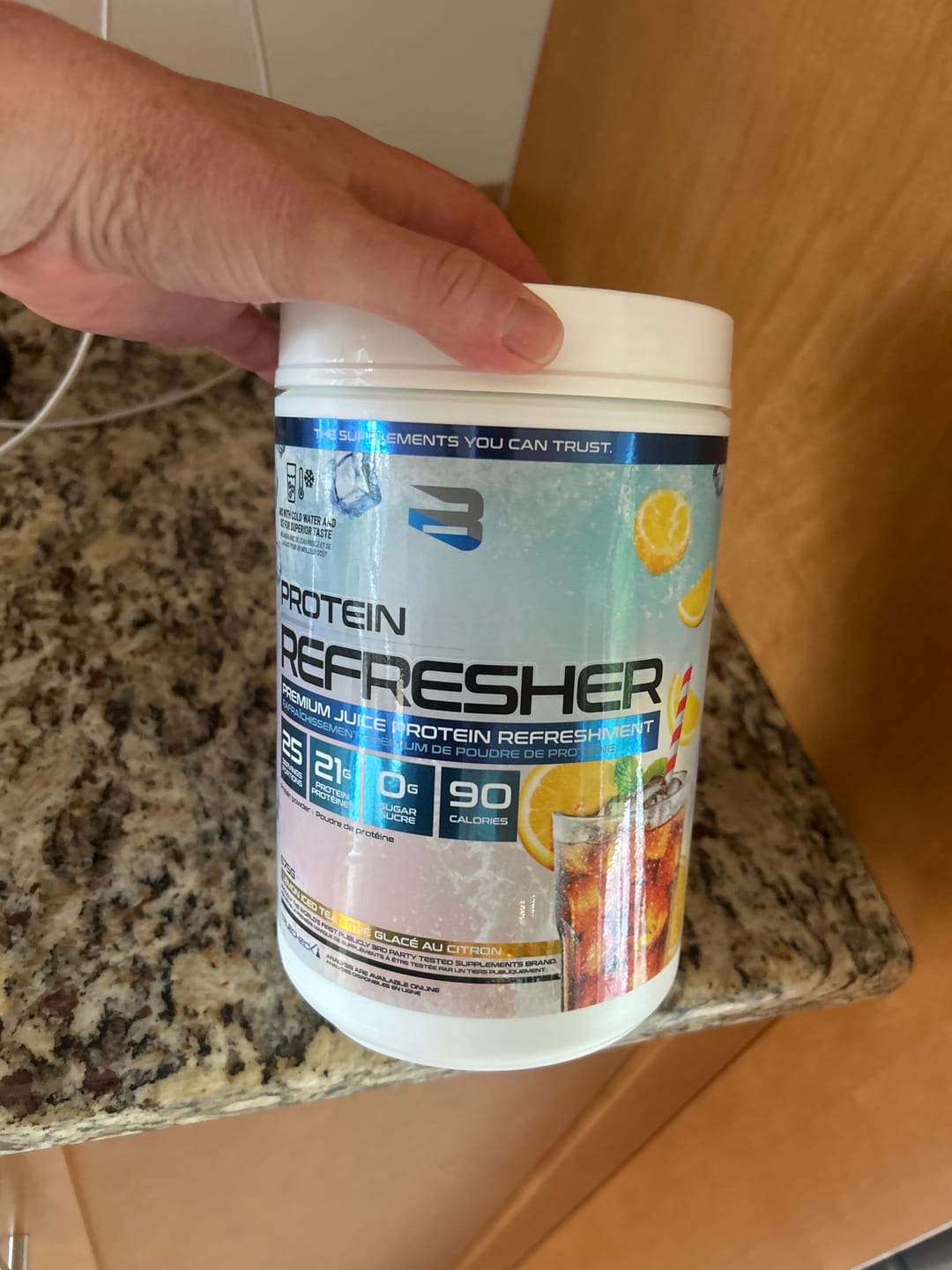 Customer photo review of Protein Refresher