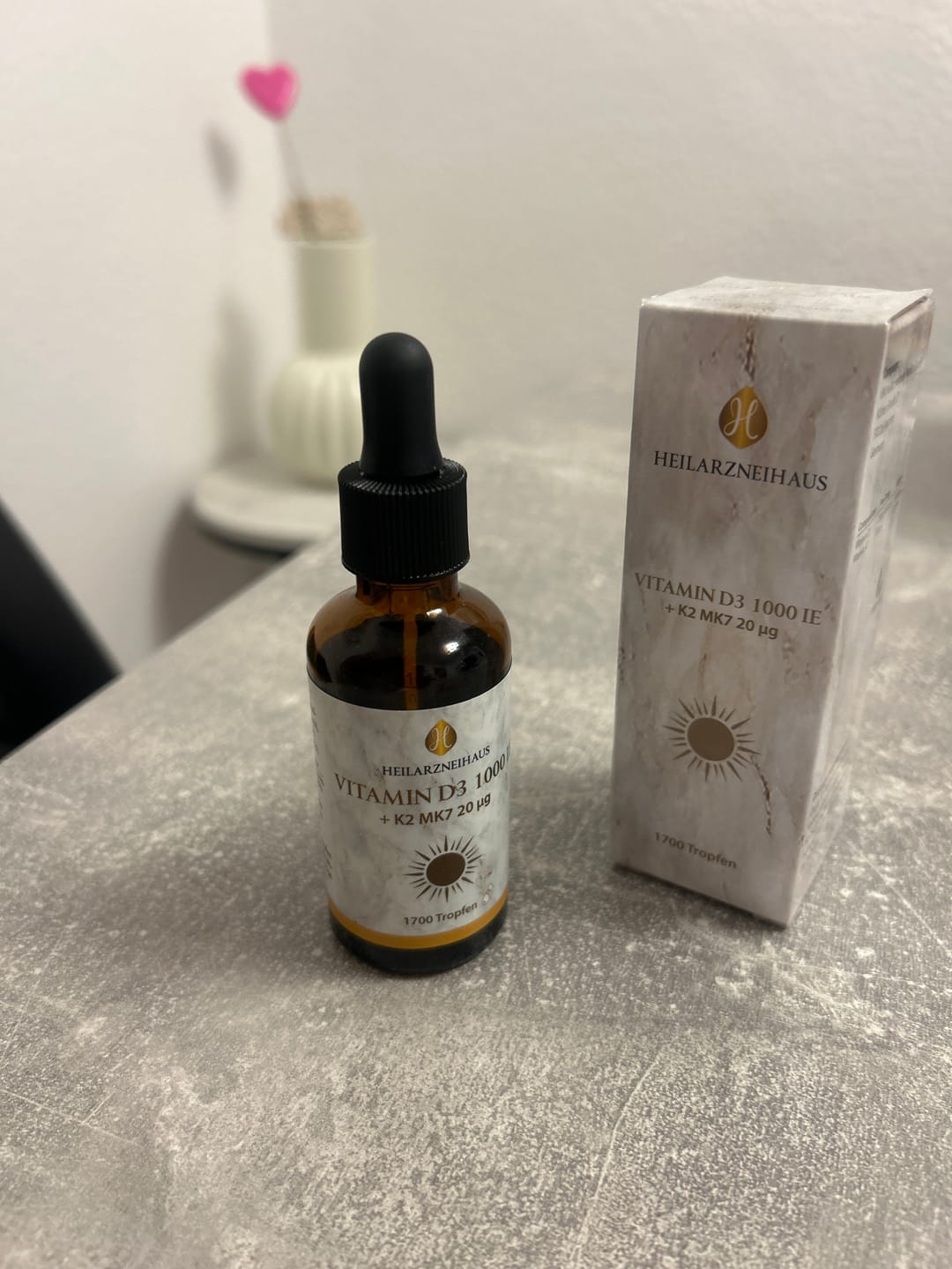 Customer photo review of Vitamin D3 + K2 Tropfen 1000IE vegetarisch