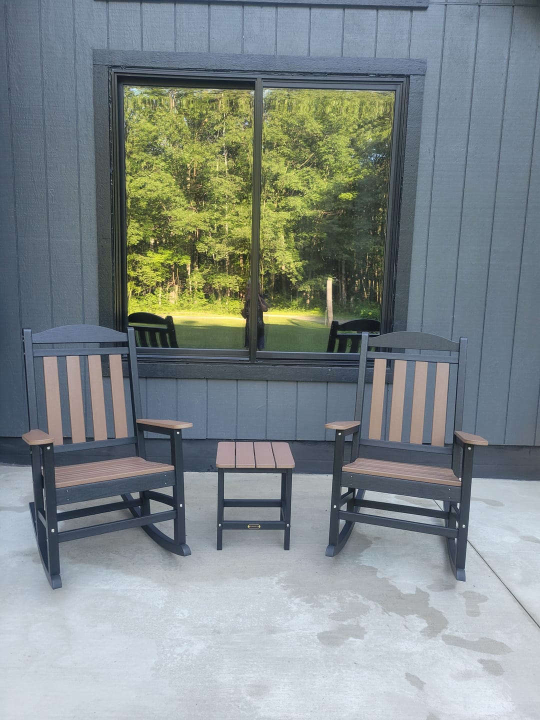 Customer photo review of 15" Square Side Table