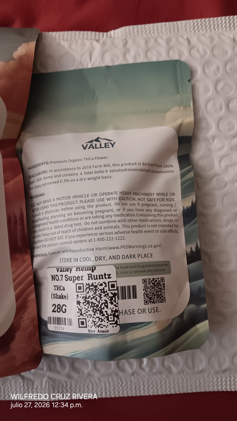 Customer photo review of (Buy 1 Get 2 Free) No4. Purple Cream THCa Shake
