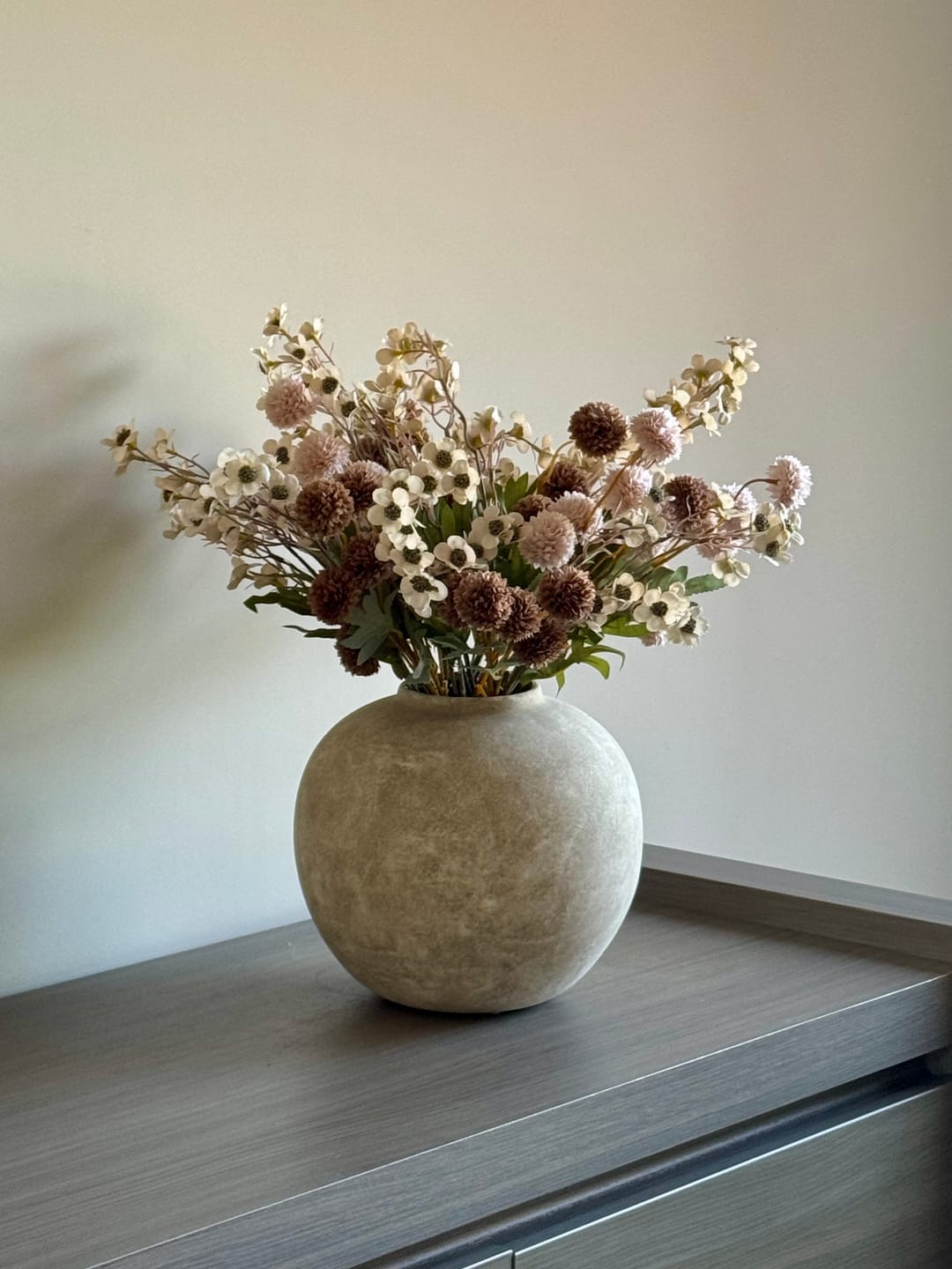 Customer photo review of Wax Arrangement - Crème mix
