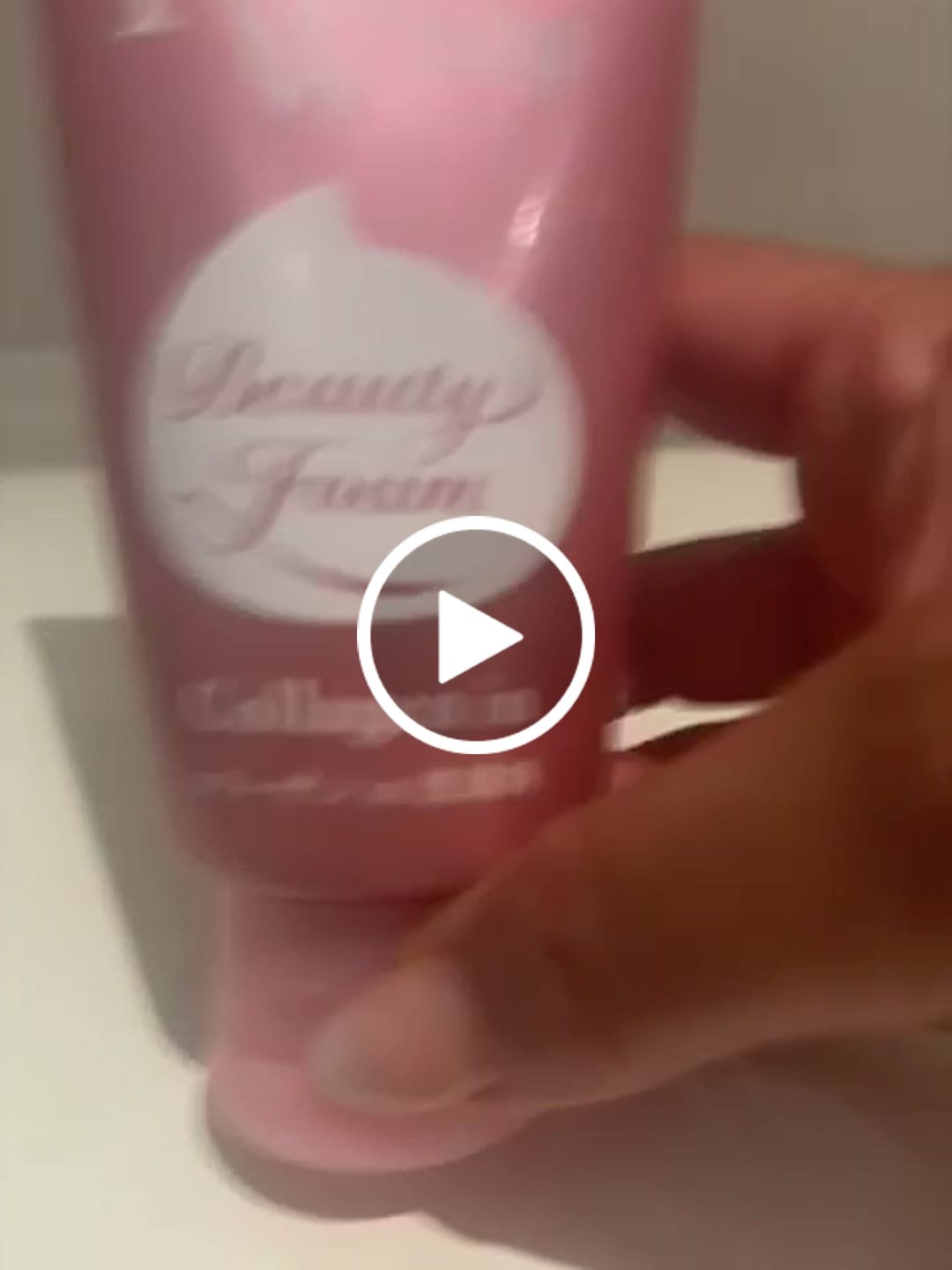 Customer video review of Shiseido Senka Perfect Whip Collagen In Cleansing Foam 120g