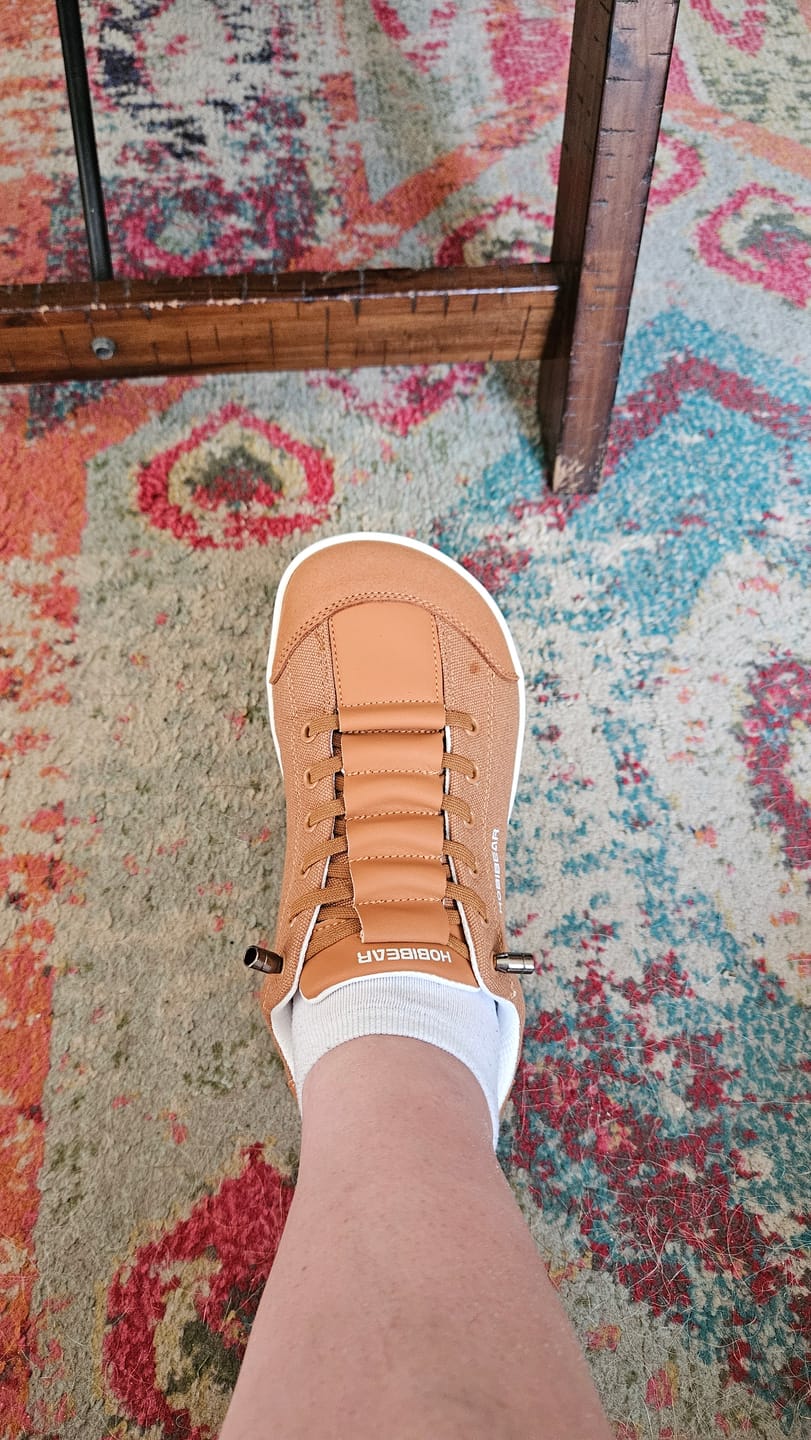 Customer photo review of Briar - Wide Toe Sneakers