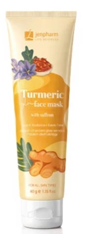 Customer photo review of Turmeric Glow Face Mask