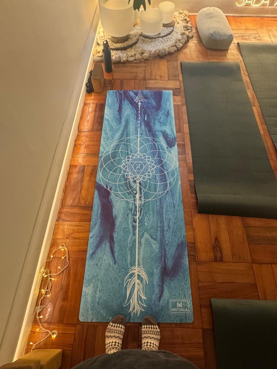 Customer photo review of Mat de Yoga EcoStudio Vishuddha – Chakra Garganta (5 mm)