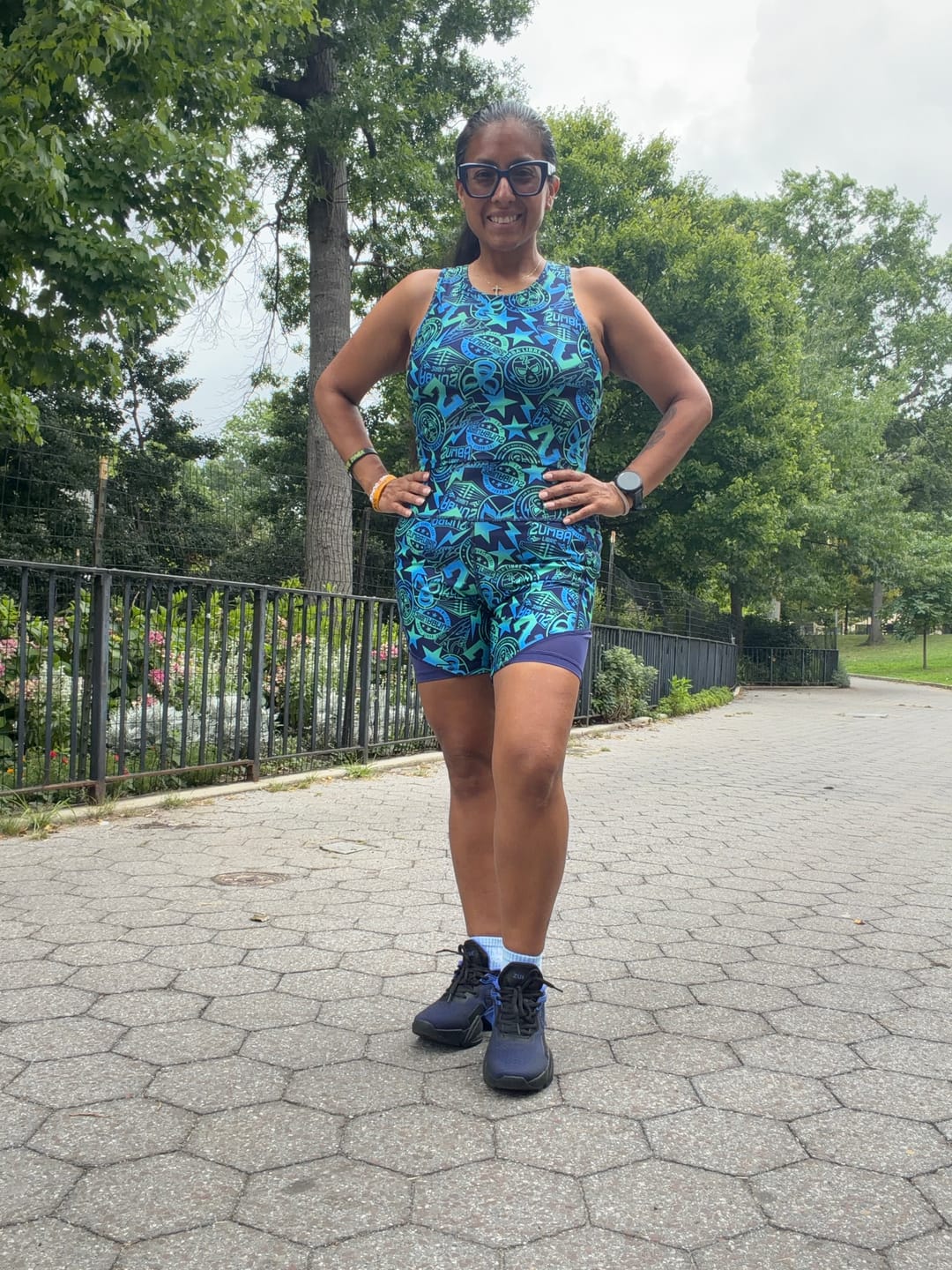 Customer photo review of Zumba Air Stomp Remix - Blue/Black