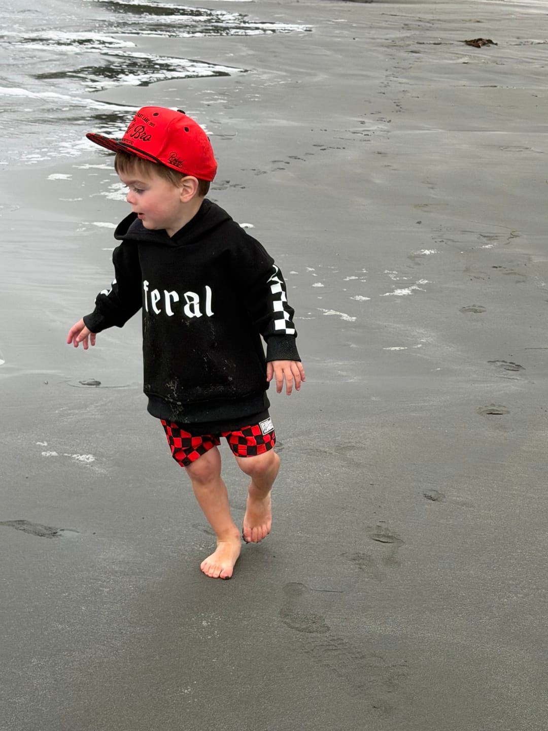 Customer photo review of Relaxed Fit Hoodie in Feral