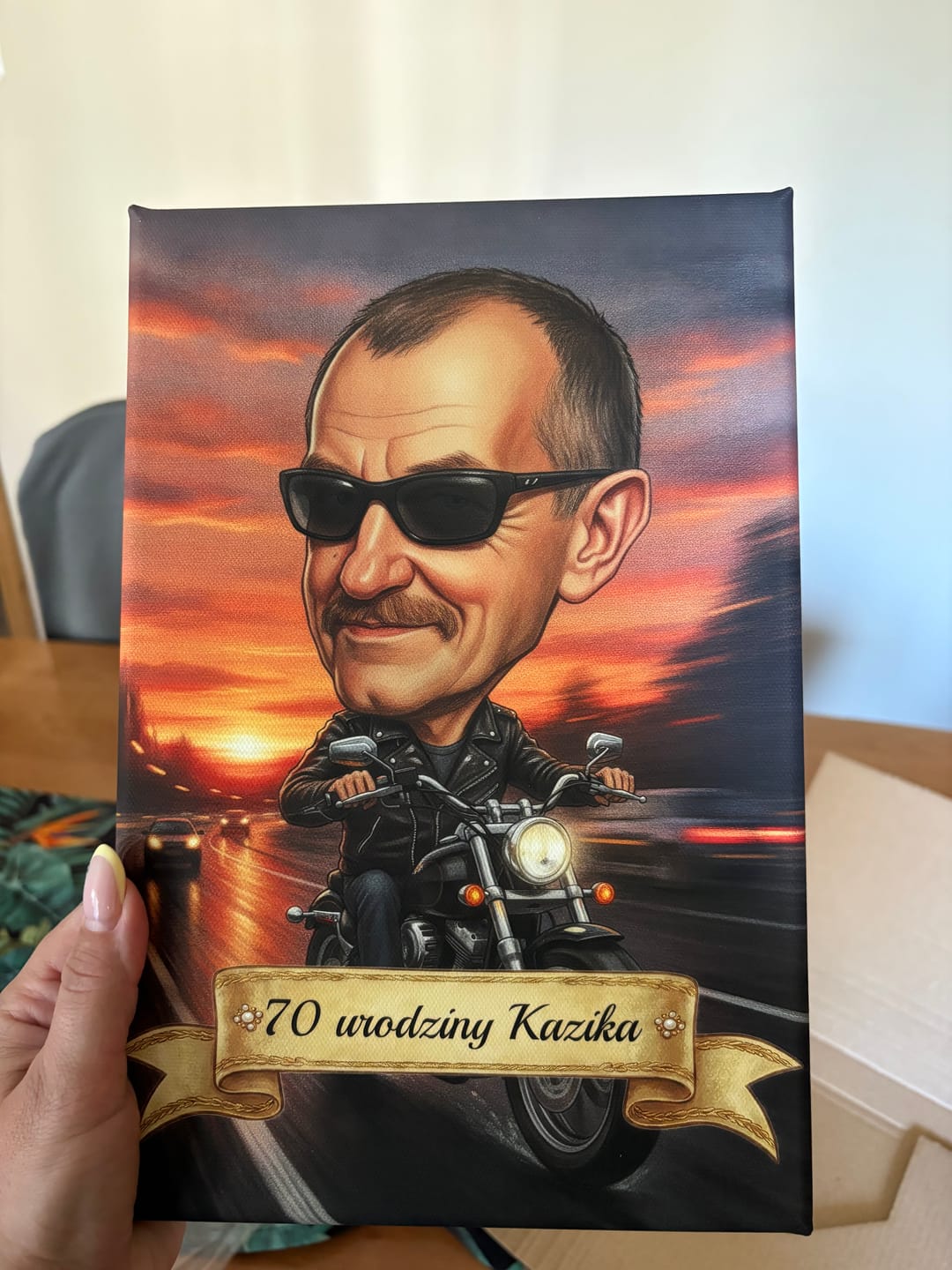 Customer photo review of Tata Władca Szosy - Karykatura ze zdjęcia