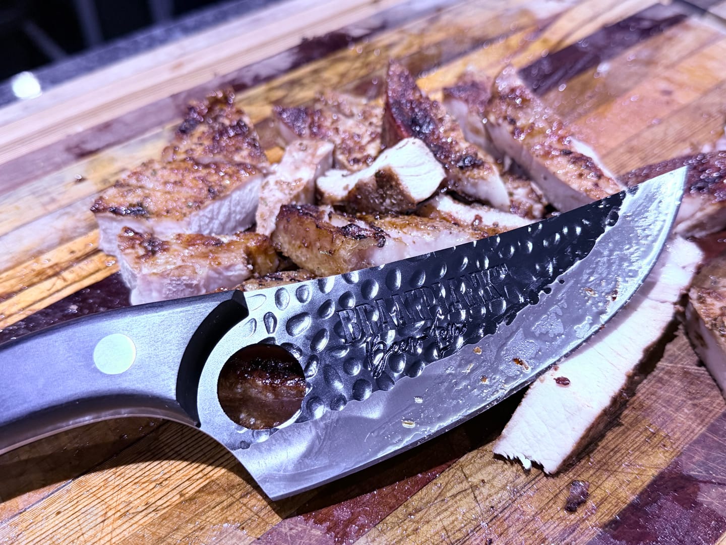 Customer photo review of BRAAIPLANK™ "BEENLEM" HAMMER FORGED BONING KNIFE