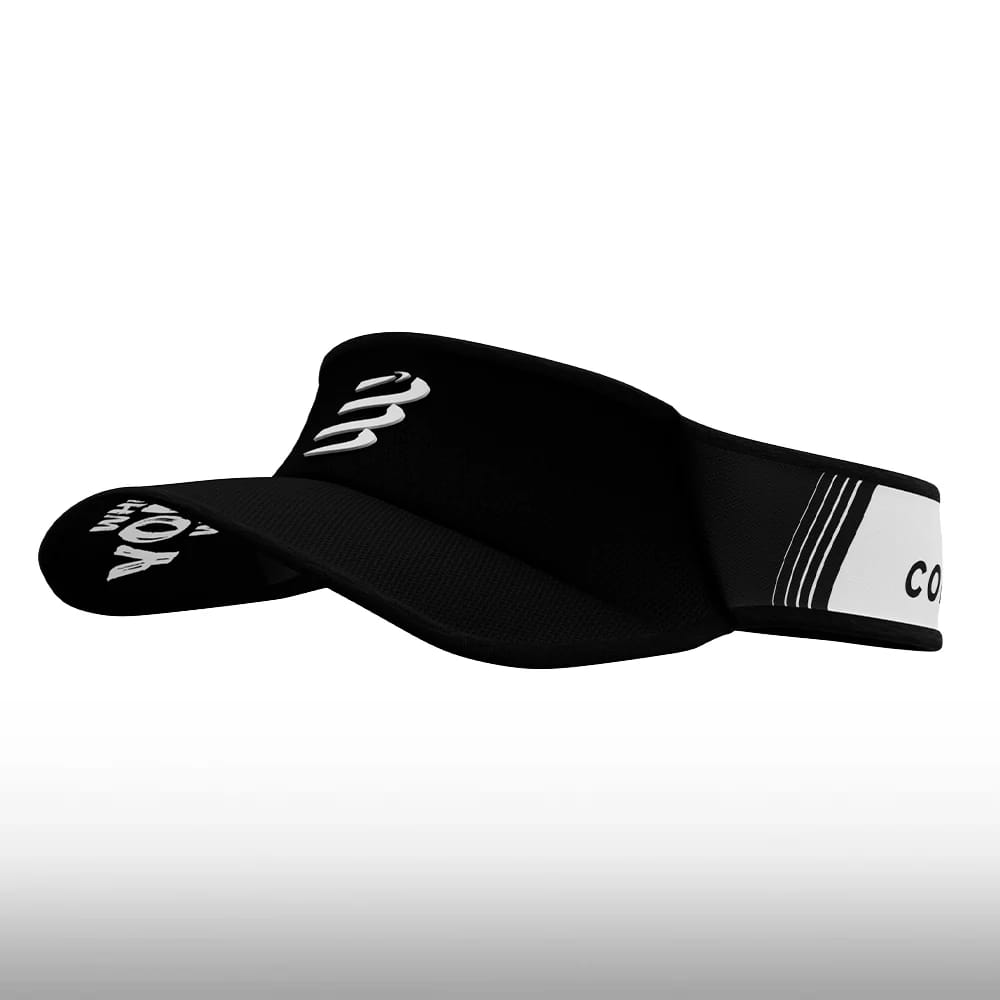 Customer photo review of Compressport Visor Ultralight Black White