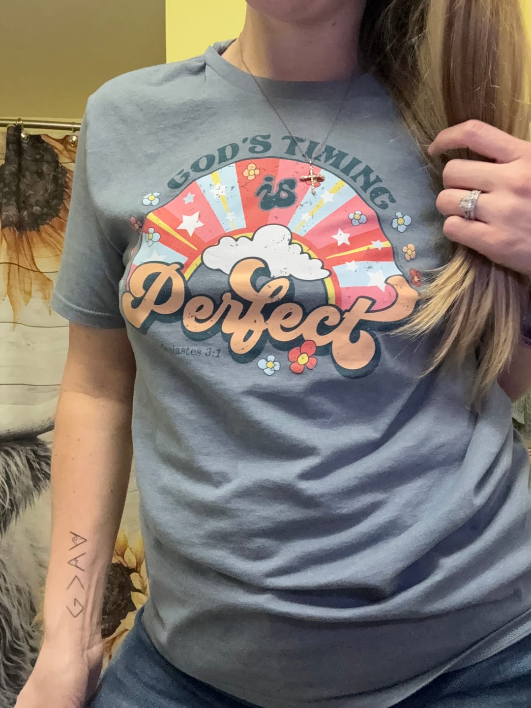 Customer photo review of Women's Christian T-Shirt Club