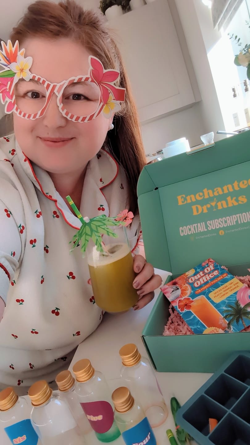 Customer photo review of Monthly Cocktail Subscription Box