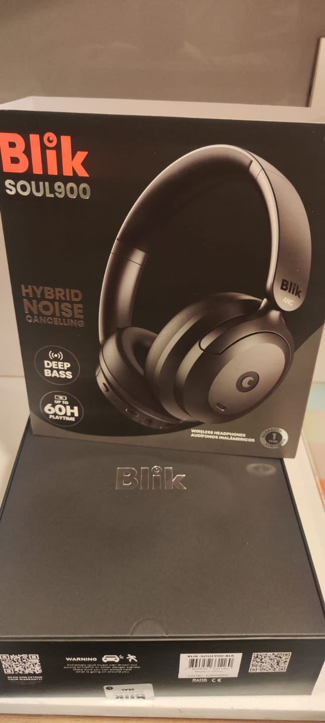 Customer photo review of Audifonos Bluetooth Blik Soul900 Cancelación De Ruido 60H