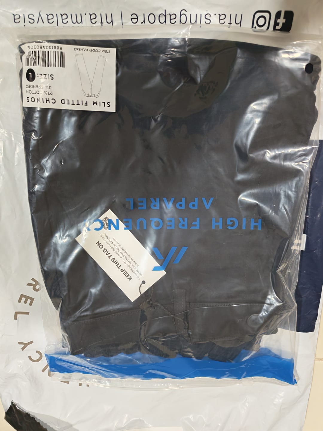 Customer photo review of Slim Fit Chino Pants