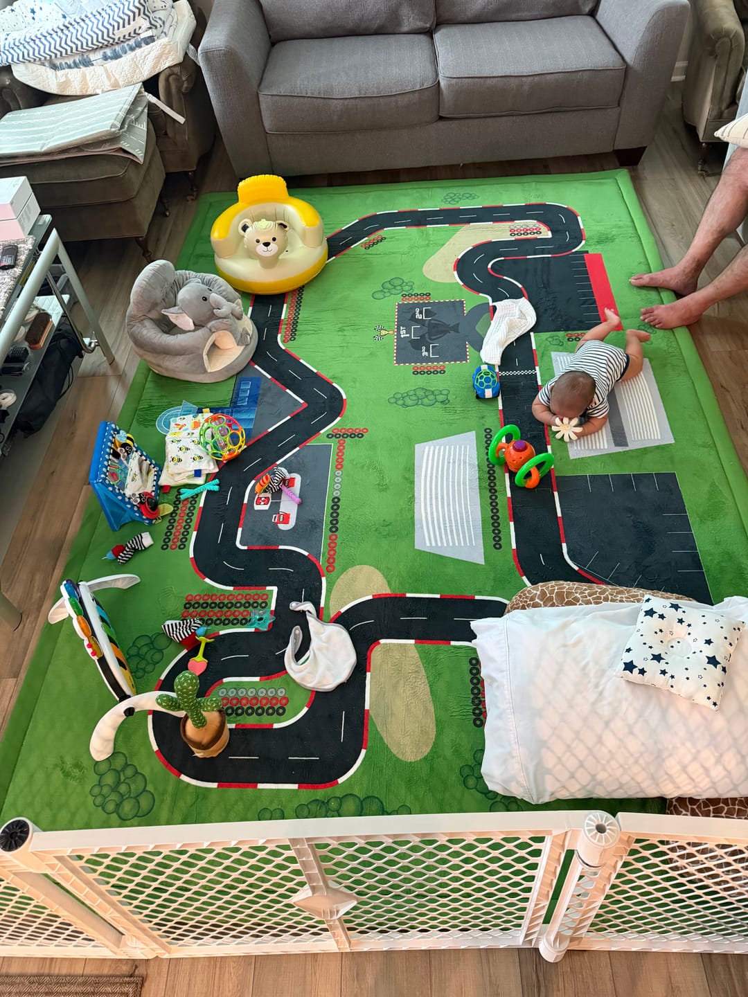 Customer photo review of Relax Mat - 1.4" Thick Soft Foam Play Mat