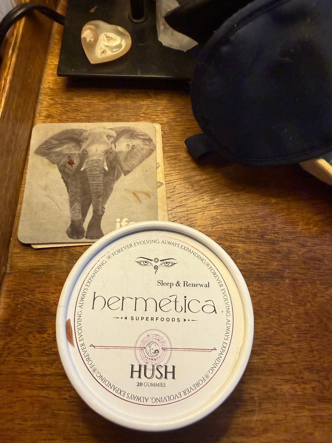 Customer photo review of Hush Sleep Gummies