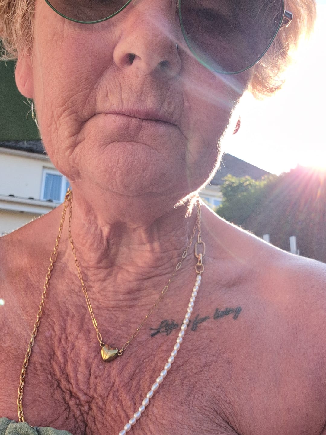 Customer photo review of Magnet Heart Necklace