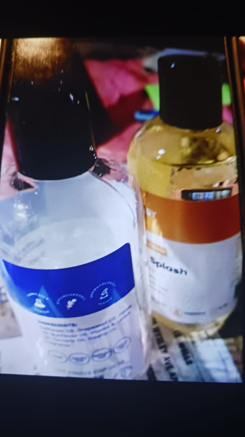 Customer photo review of Fruity Skin Body Oil Bundle