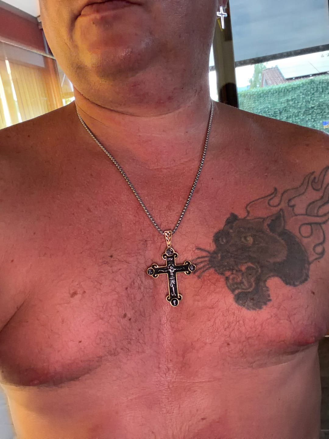 Customer photo review of HOLY CROSS. - GOLD