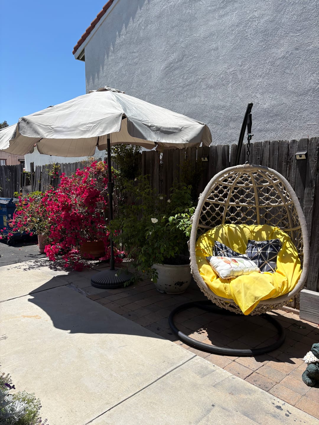 Customer photo review of MASTERCANOPY Valance Patio Umbrella 6 Ribs 8 Ribs Replacement Top Only