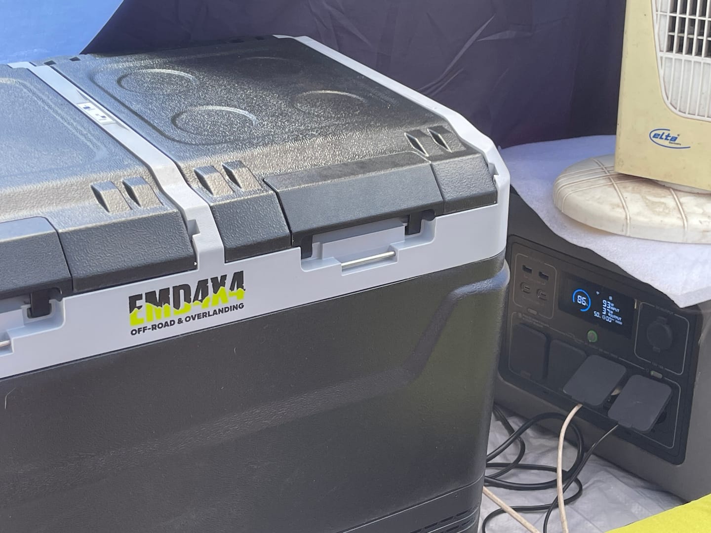 Customer photo review of ALLPOWER Solar Generator Kit 1600W (R1500 LITE+SOLAX SE200 200W Solar Panel)