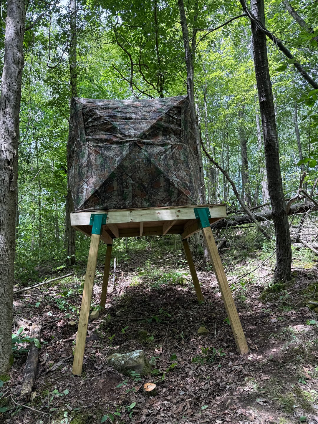 Customer photo review of FLASH SALE VisX/VisMax 270 Degree Ground Blind | See-Through Duck Blind & Portable Pop-Up Deer Blind | Camouflage Hunting Blinds & Best Budget Ground Options