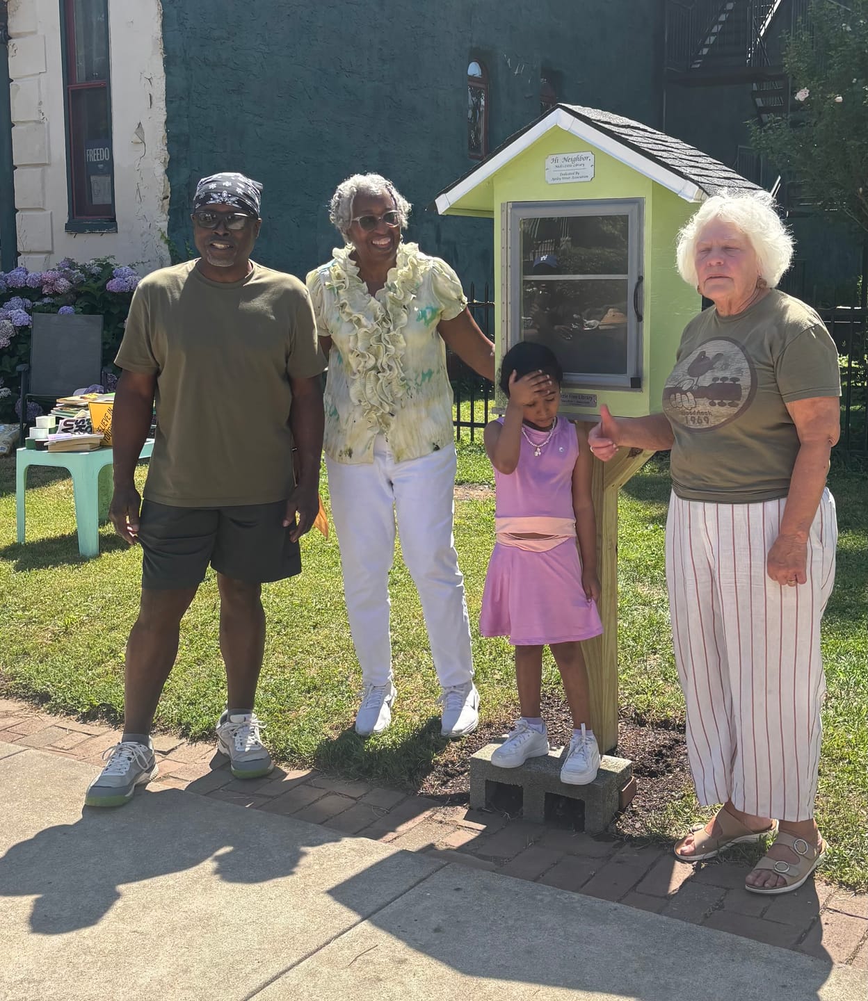 Customer photo review of Little Free Library Official Charter Sign