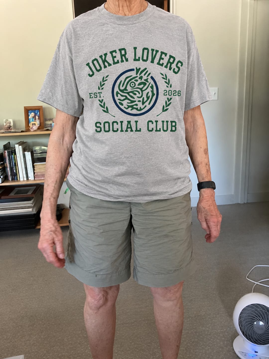 Customer photo review of Joker Lover Social Club T-shirt