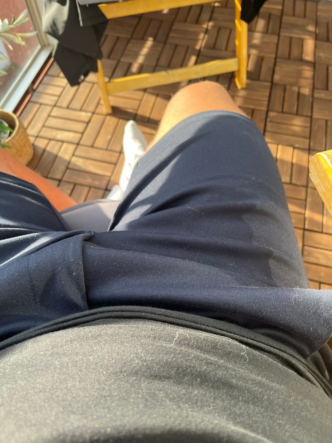Customer photo review of Performance Shorts - Navy
