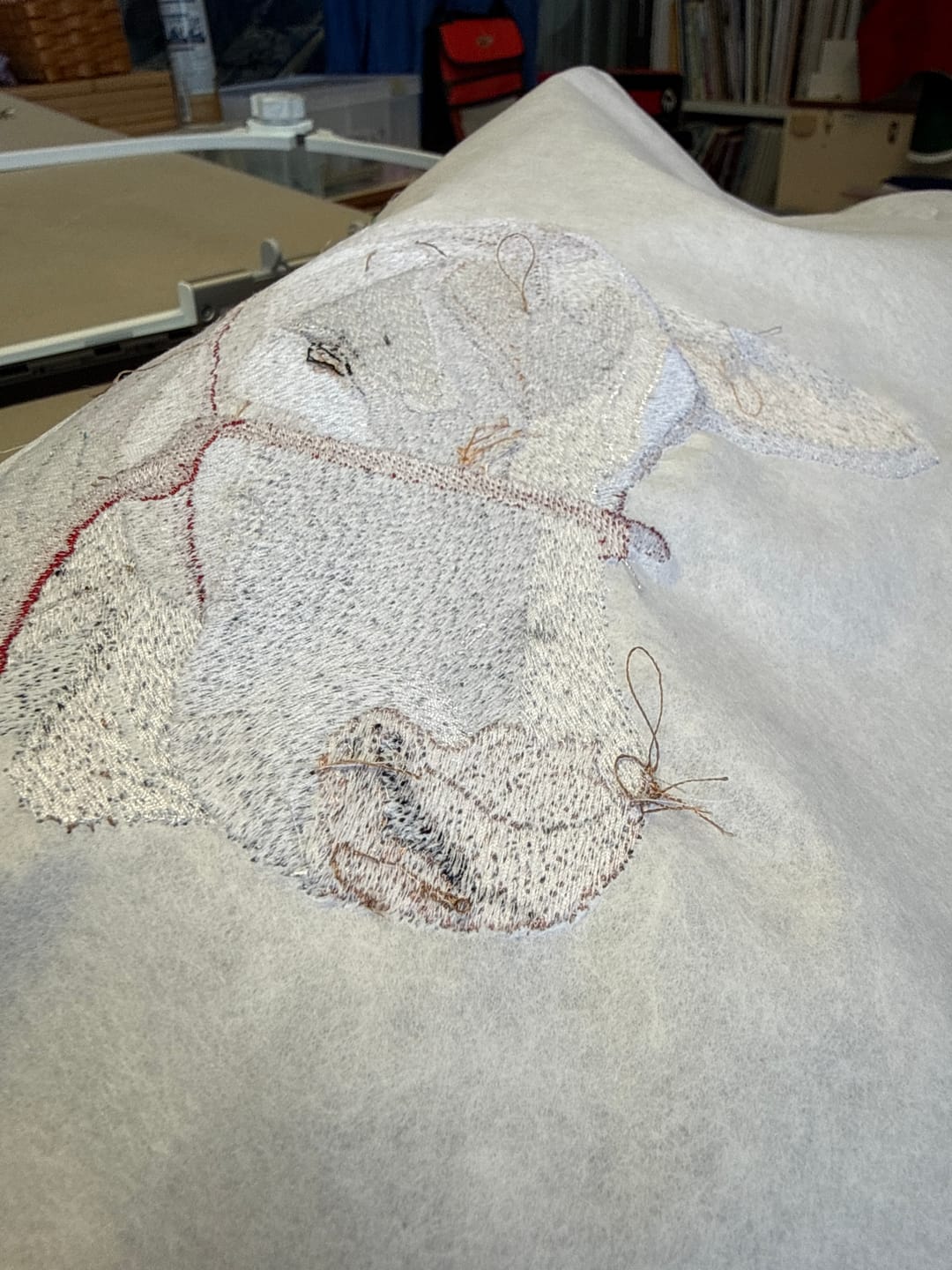 Customer photo review of OESD Embroidery Bobbin Thread (5500yds)