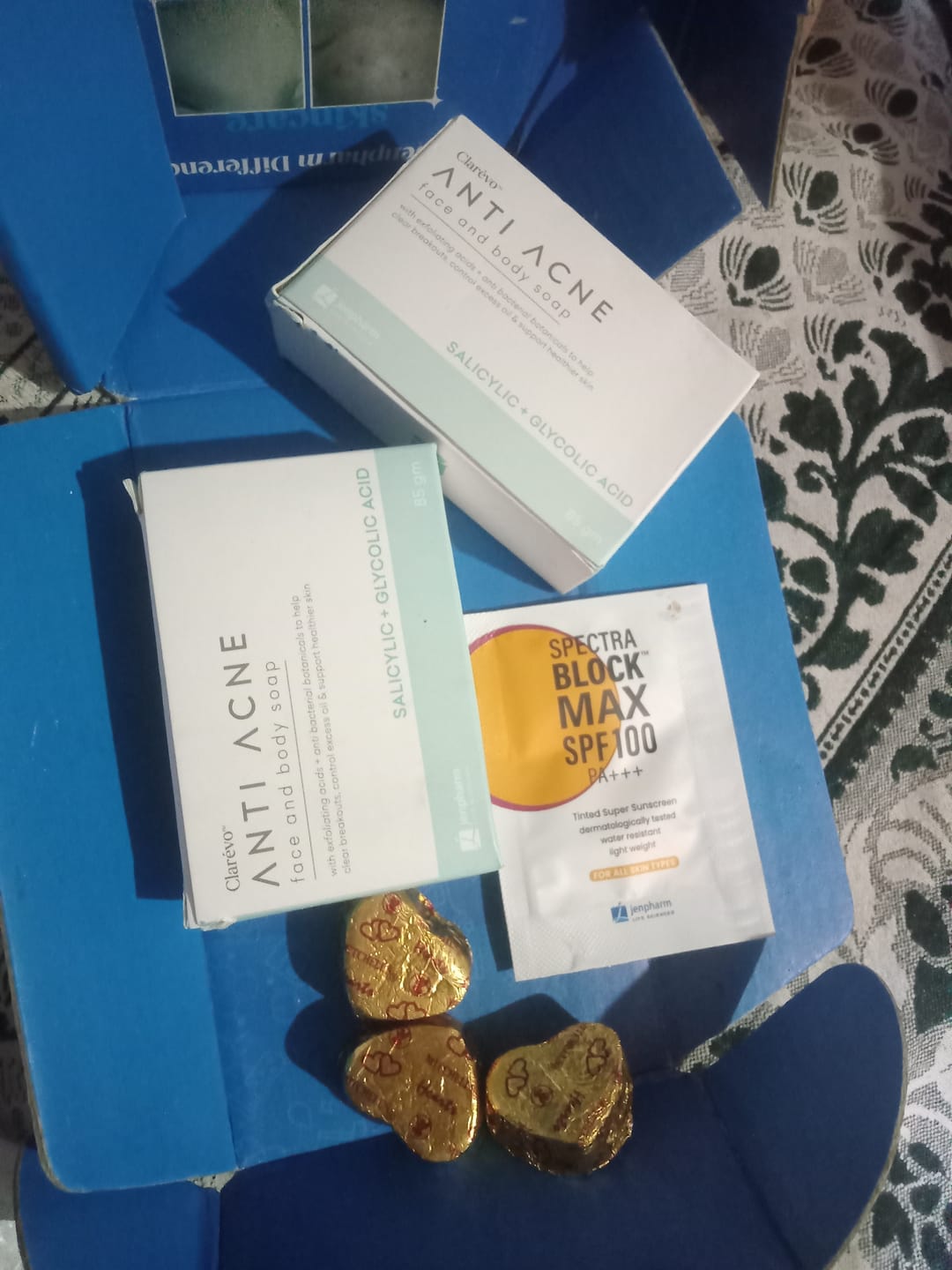 Customer photo review of Clarevo Anti Acne Soap