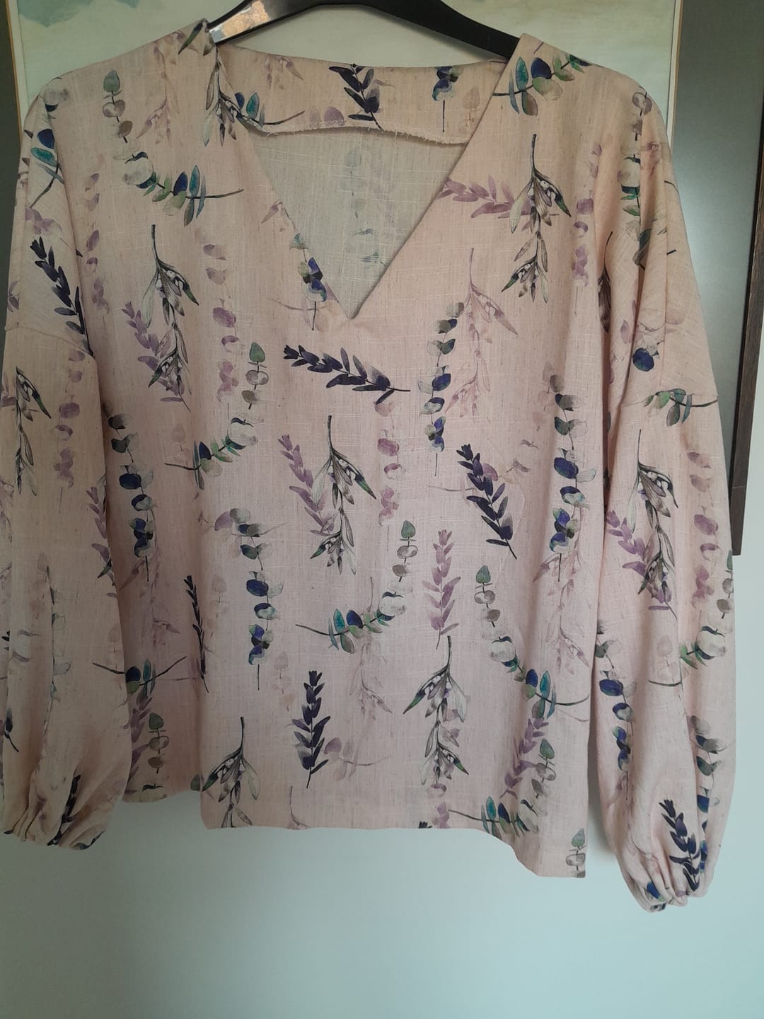 Customer photo review of Natural Leaves Linen Viscose Fabric