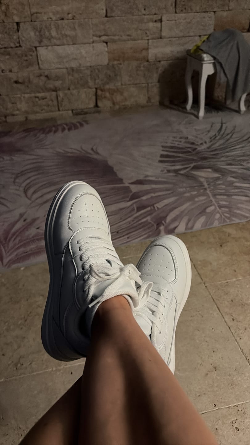 Customer photo review of ELEVATESHOES WHITE CLASSY
