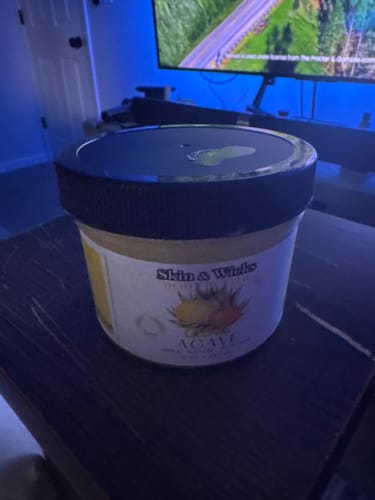 Customer photo review of Citrus Agave Organic Body Butter