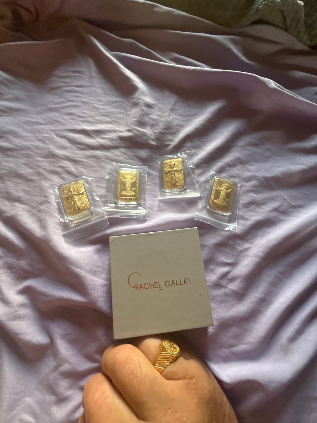 Customer photo review of 24K Yellow Gold (99.99% Pure Gold) The Divine Blessing