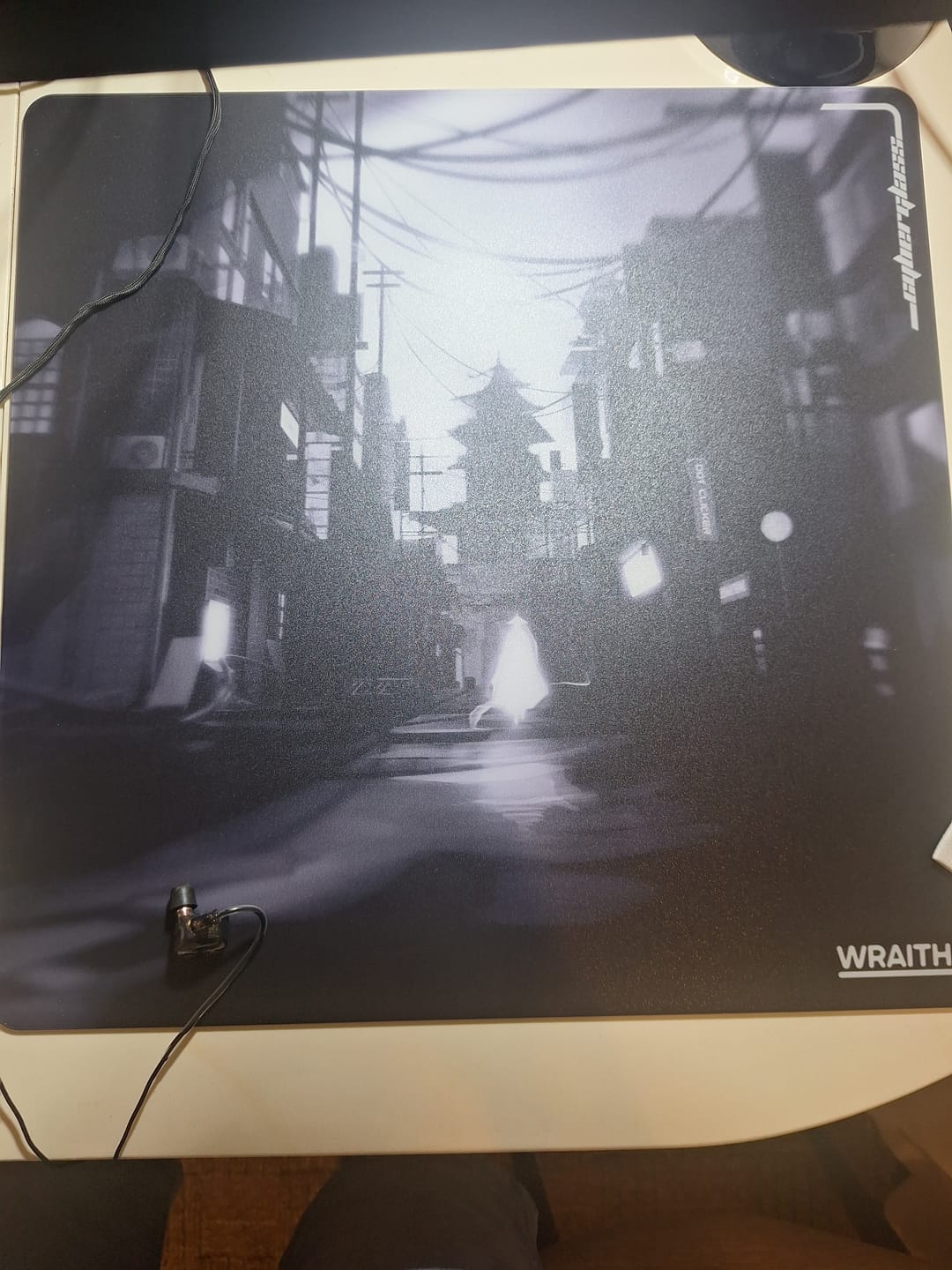 Customer photo review of Wraith Cyberglass Cam Mousepad