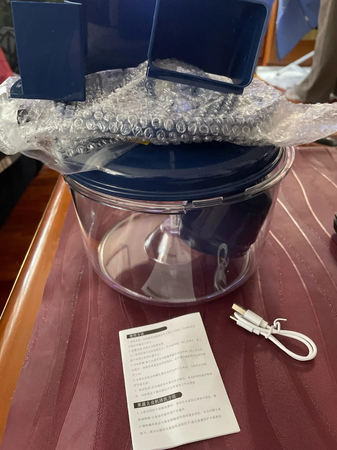 Customer photo review of Calviro SpinPeel™ Elektrische Schiller