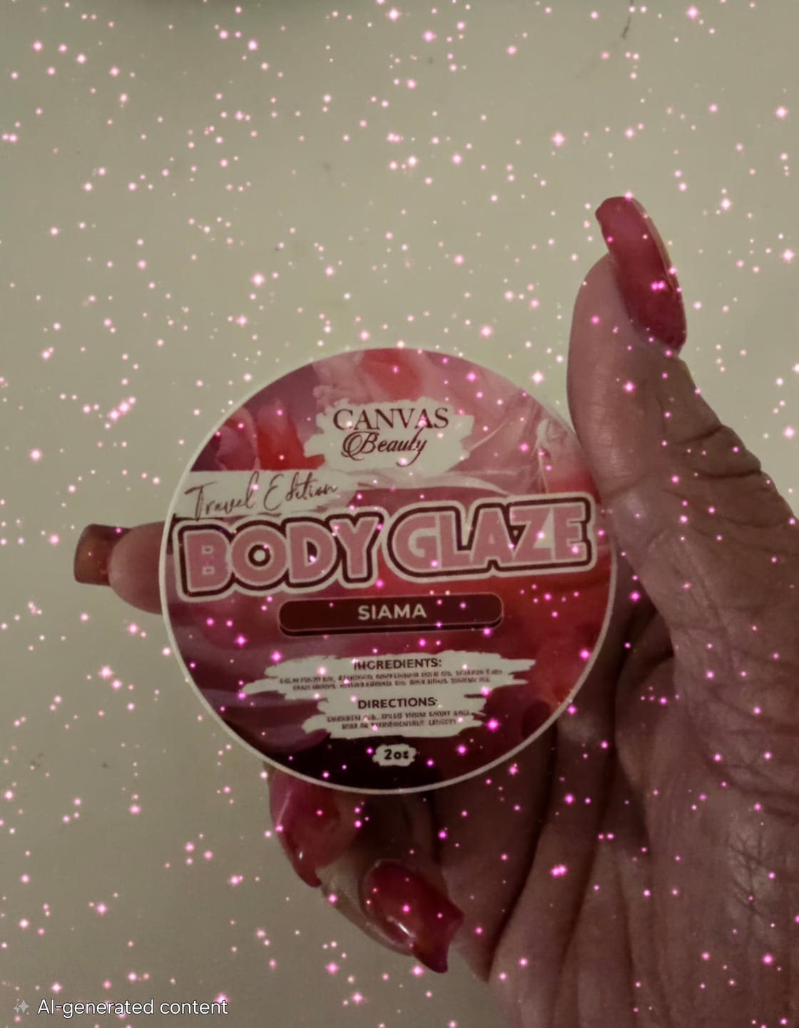 Customer photo review of (NEW) TRAVEL GLAZE: SIAMA