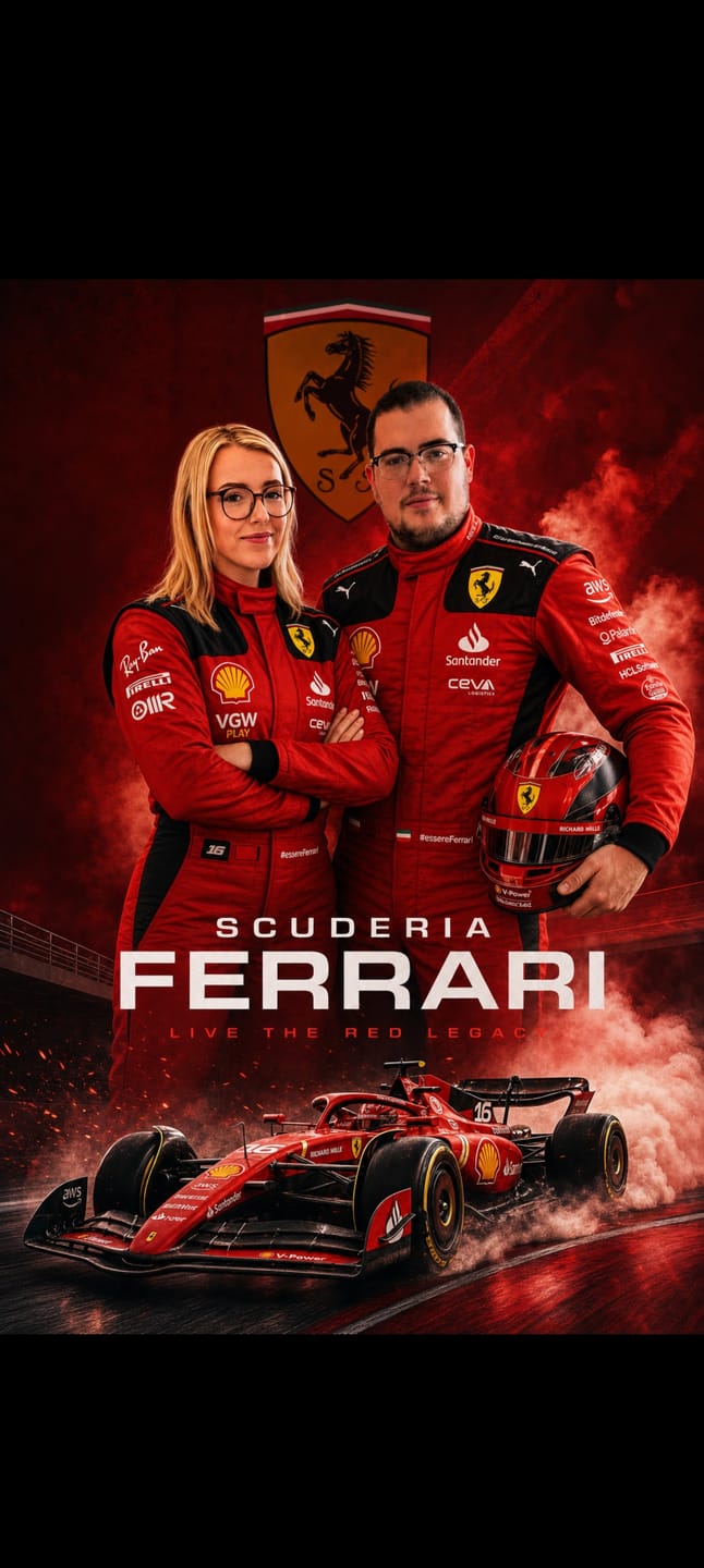 Customer photo review of Custom F1 Racing Portrait