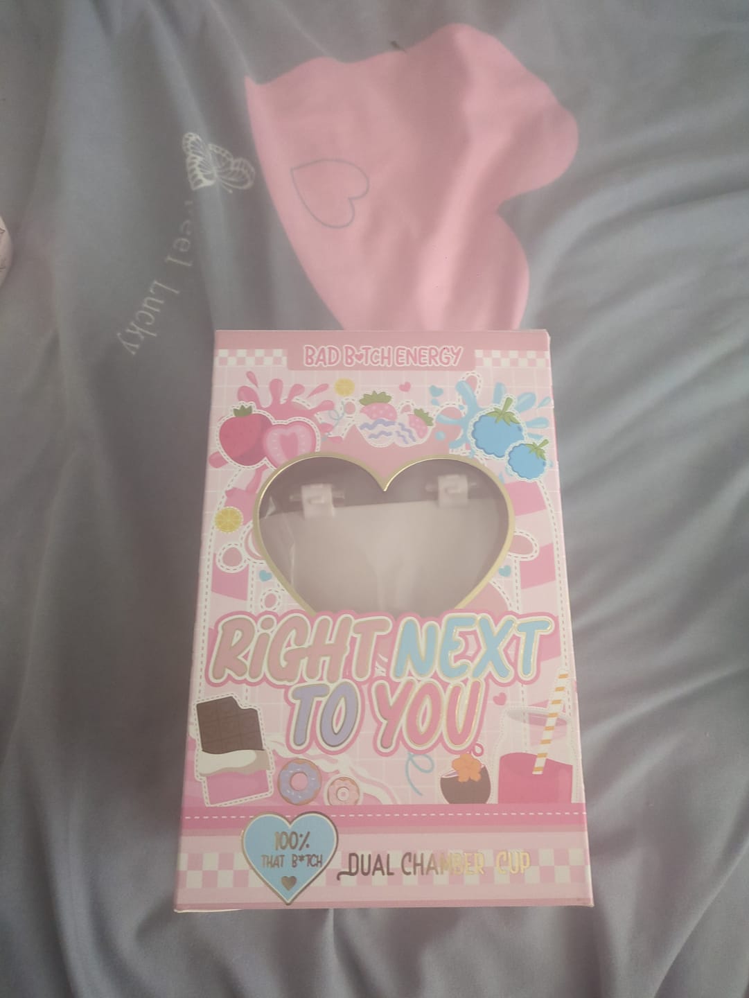 Customer photo review of Right Next To You Duo Bad Bitch Water Bottle - 780ml